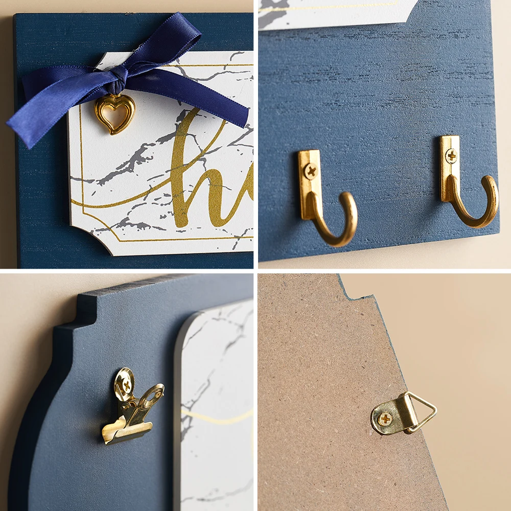 Настенная деревянная вешалка для ключей винтажный крючок пальто прихожей дома