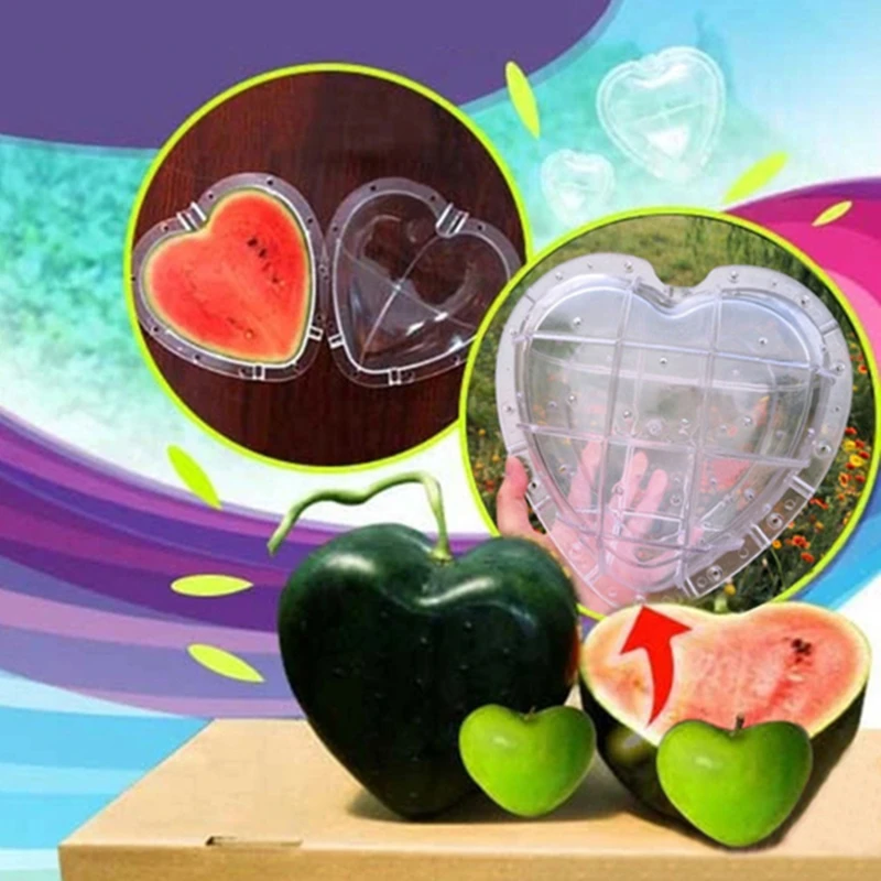 

Формы для роста арбуза в форме сердца, поднос для выращивания растений в форме сердца, форма для формирования фруктов