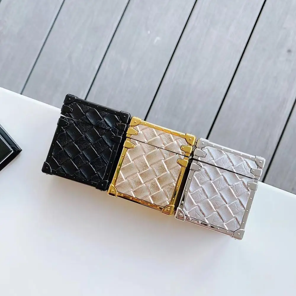 Роскошный брендовый металлический каркас с узором комплект беспроводной