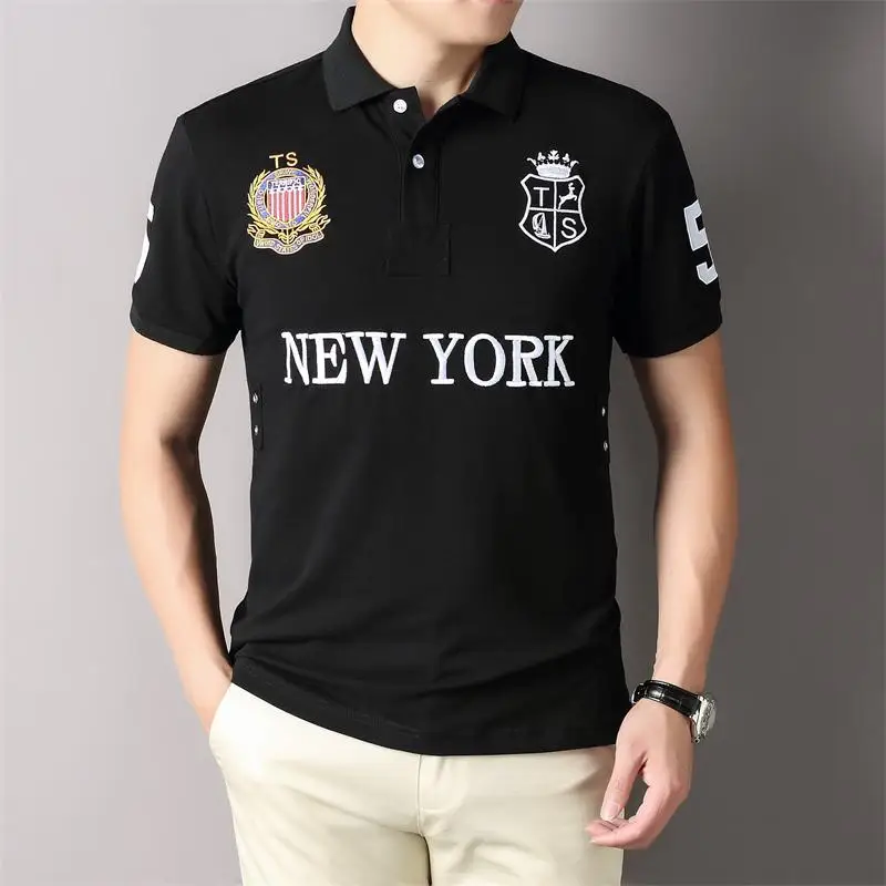 

2021 Short Sleeve Casual Cotton Sports Breathable New Summer Men Polo Shirt Park Homme Plus Size 5XL Fashion Top Quality Brand