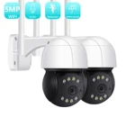 5MP  3MP WiFi IP-камера 1080P PTZ беспроводное обнаружение движения аудио полноцветный инфракрасный ночной Onvif CCTV охранное наблюдение