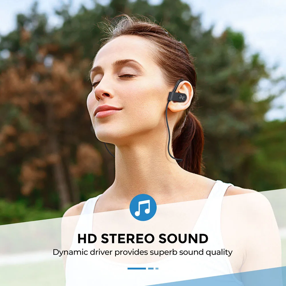 Mpow Пламя 2 Беспроводной Bluetooth 5,0 наушники IPX7 Водонепроницаемый с CVC6.0 Шум шумоподавления спортивные наушники для iphone Xiaomi