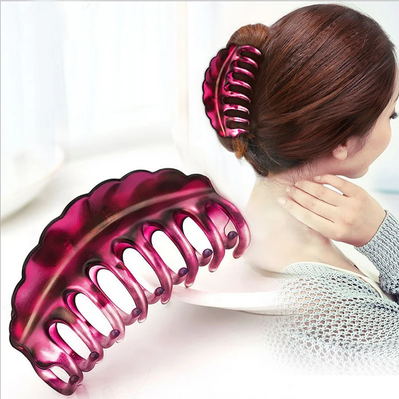 

Fashion Girl Hair Claw Geometric Claw Clip Hairpin Crab Retro Barrette Colorful Claw Clip Hair Clips Hair Accessories for Women