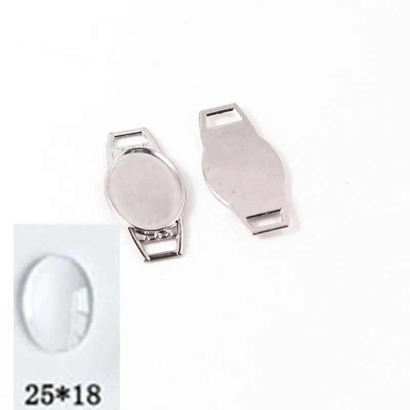 По индивидуальному заказу Овальные Подвески для шнурки Whit (13*18 мм &amp 18*25 мм)