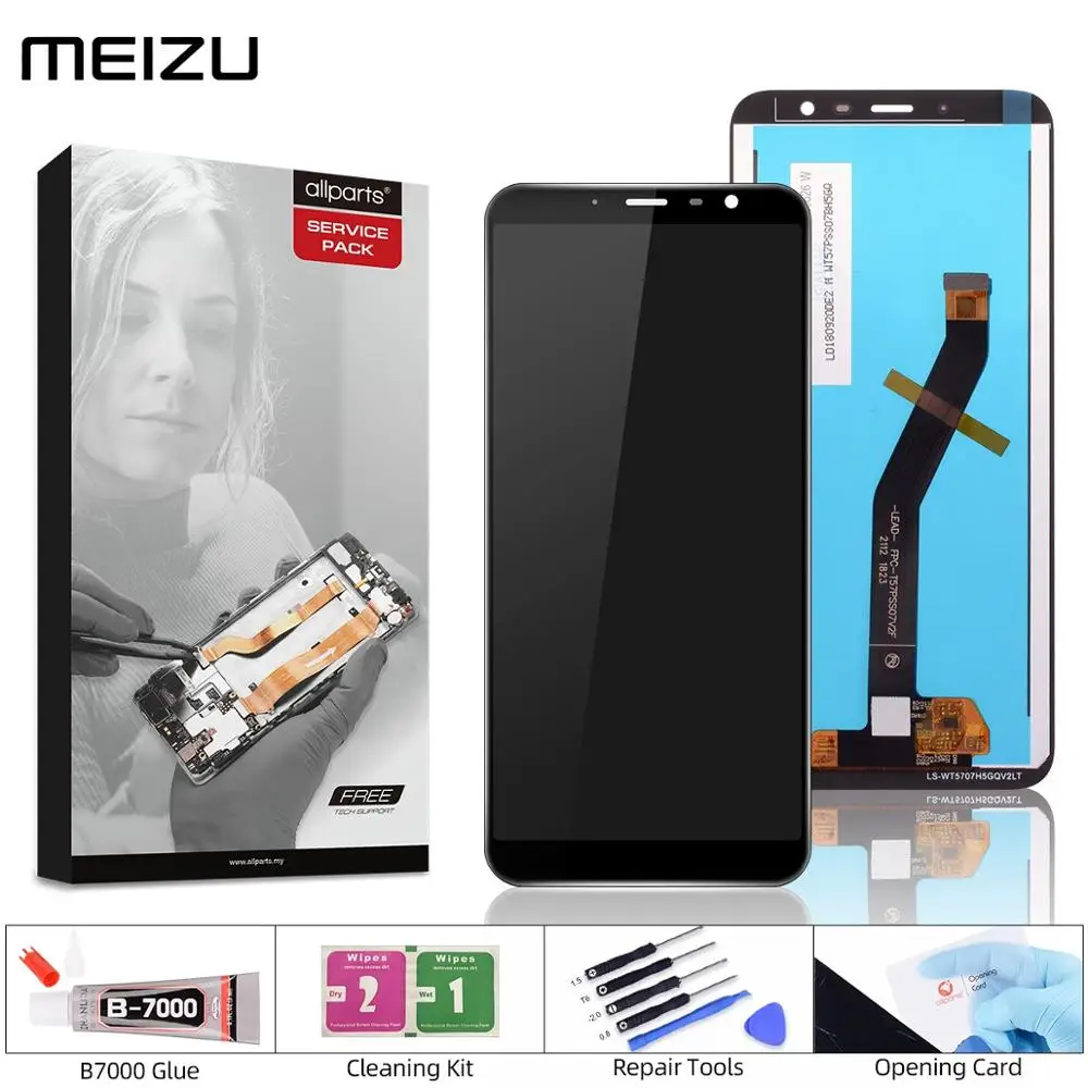 5 7 'Оригинальный ЖК-дисплей для MEIZU 6T M6T M811Q M811H сенсорный экран без рамки замена
