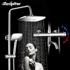 Смеситель для душа, хромированный, с 3 функциями