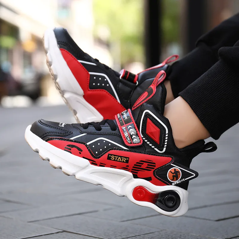 

2021 Boys Basketball Sports Shoes for Boys High Quality Comfortable Running Kids Shoes Chaussure Enfant Children's Sneakers