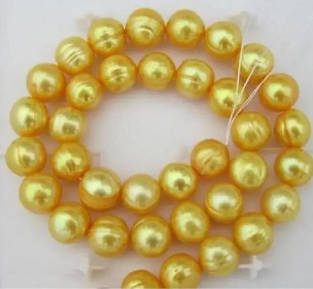 Ювелирные изделия Жемчужное ожерелье элегантное 10 12 мм Южное море барокко Бог 18