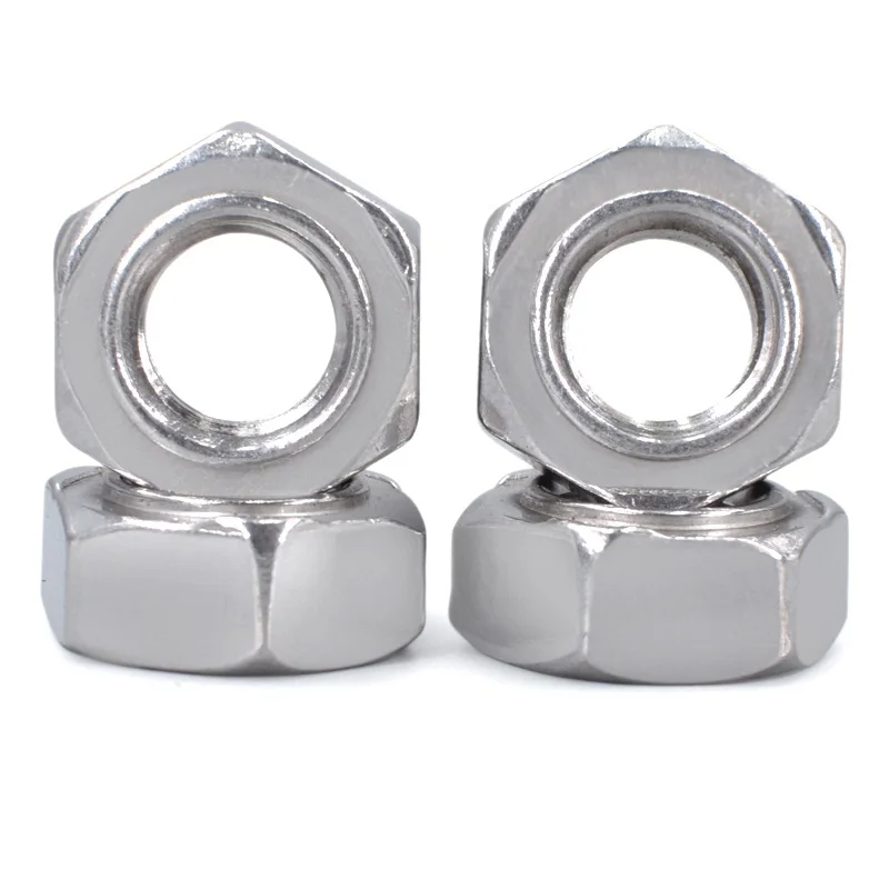 Гайка для точечной сварки с шестигранной головкой из нержавеющей стали 304/без