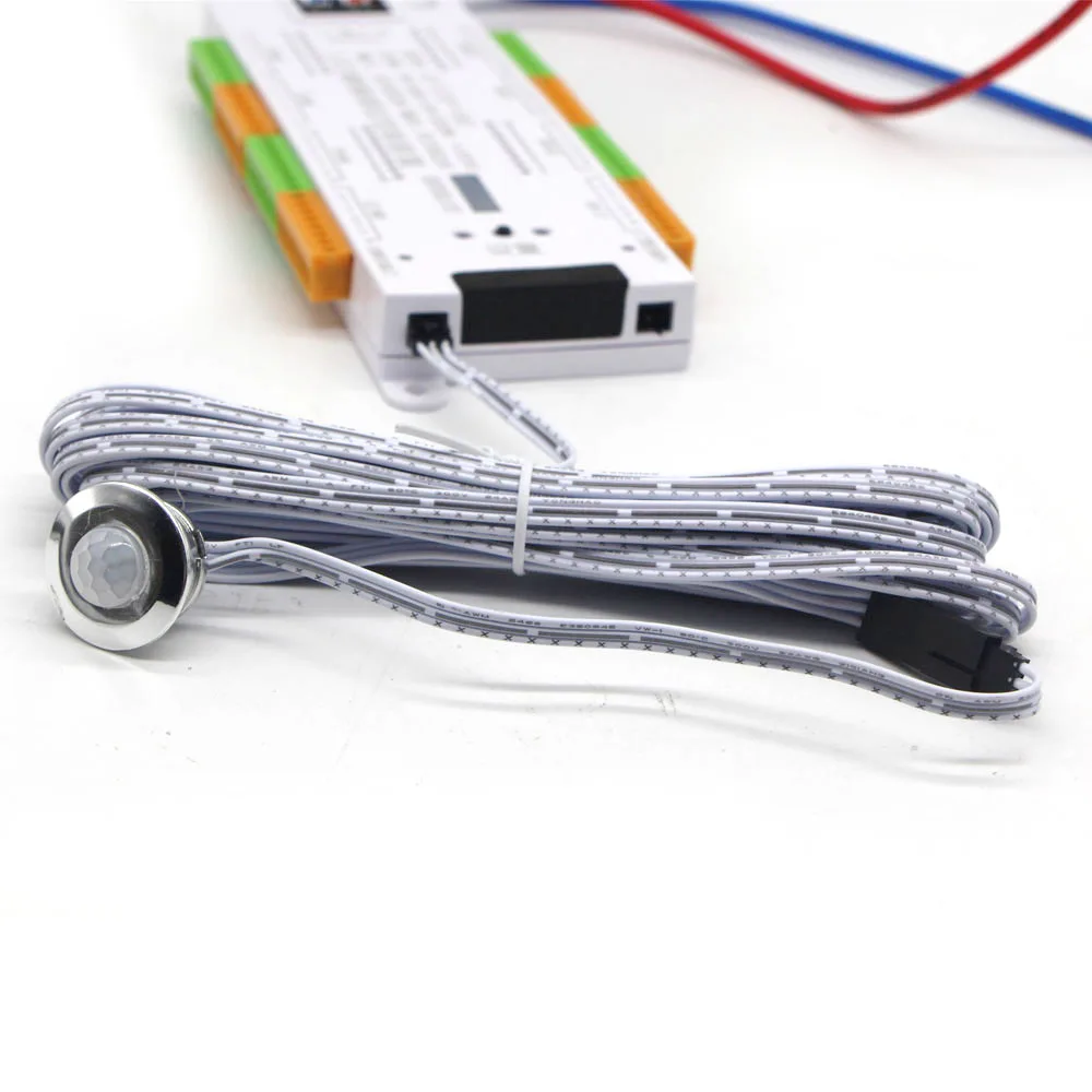 12V светильник полосы для Лестницы DIY адресный свет светодиодный движения Сенсор 32