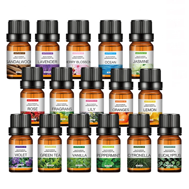 

Lavender Essential Oil 10ml For Aromatherapy Aroma Diffuser Humidifier Diffused Stone Jasmine Water-soluble Plant Oil