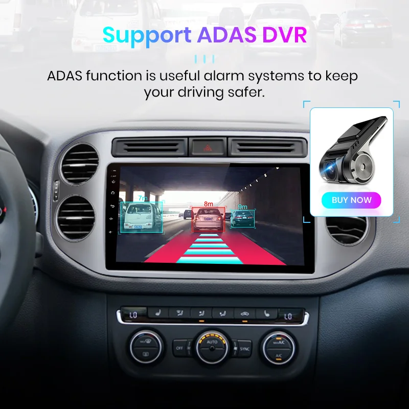 Junsun V1 Android 10 0 AI Голосовое управление автомобильное радио мультимедиа для Volkswagen