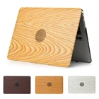 Жесткий пластиковый Чехол для Apple Macbook Air Pro Retina 11 дюймов, 12 дюймов, 13 дюймов, 15 дюймов, 16 дюймов, сенсорная панель 13,3 дюйма, 15,4 дюйма, деревянный ящик дюйма