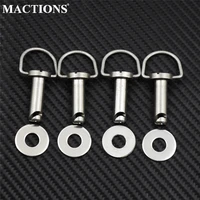 motorcycle fasteners saddlebag mounting pin studs bolts chrome for harley softail touring street glide electra glide classic fl