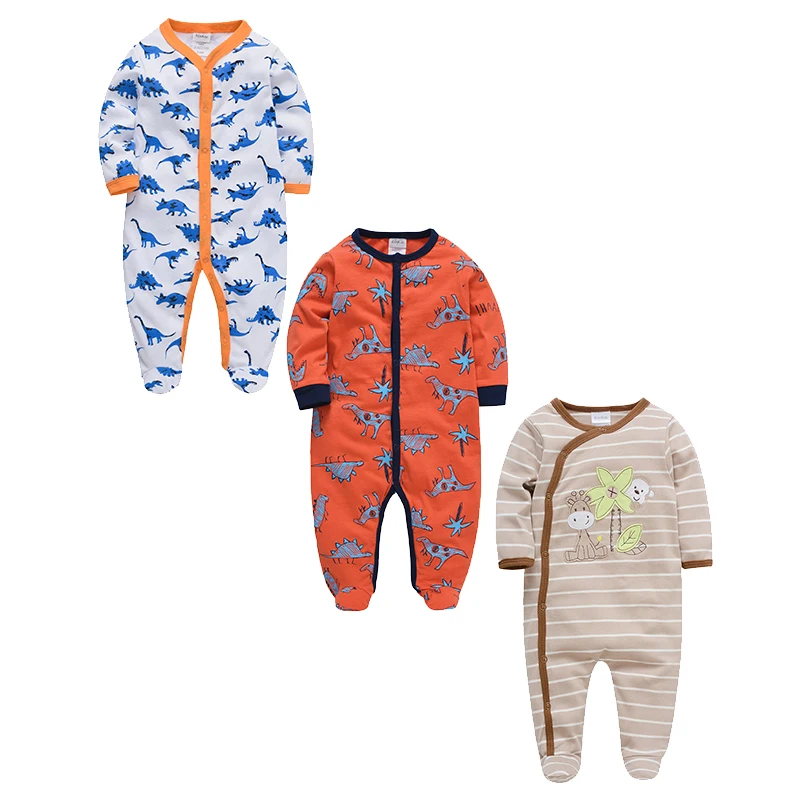 Зимняя Детская Пижама Honeyzone комплект одежды для сна новорожденных комбинезон с