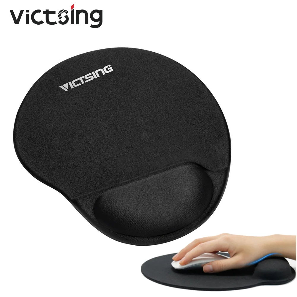 

Коврик ViCTSing для клавиатуры, подставка для запястья, коврик для мыши с эффектом памяти, сверхтонкое волокно, прочный удобный коврик для мыши ...
