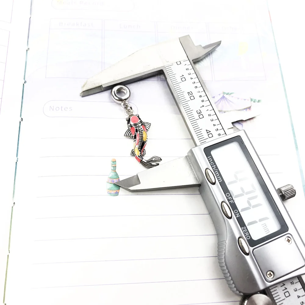 Оригинальные Подвески Koi из стерлингового серебра 925 пробы оригинальный браслет