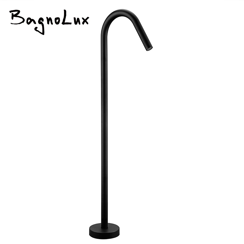 Bagnolux Классический Новый латунный матовый черный наполнитель для ванны кран