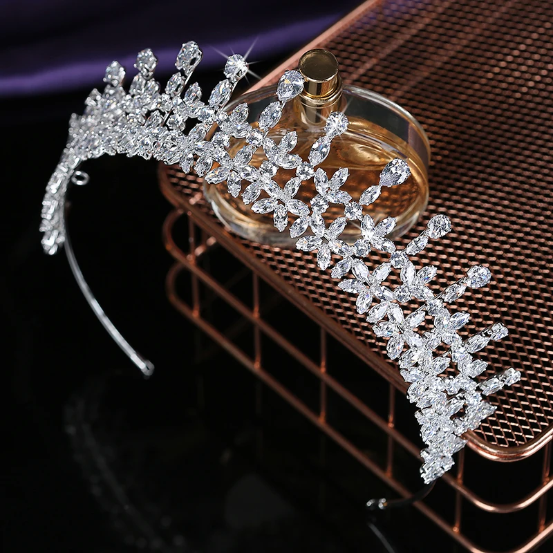 Корона хадияна элегантная очаровательная темпераментная Свадебная повязка на