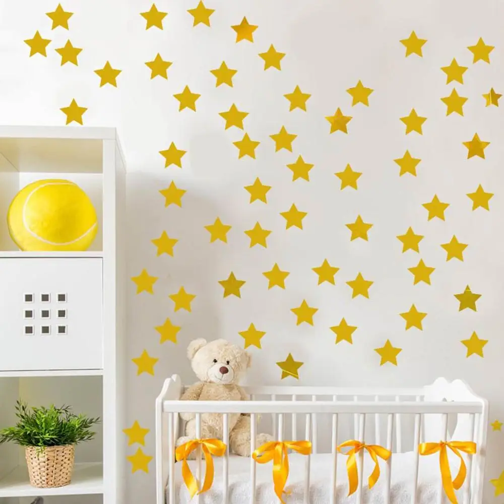 Наклейка с золотыми звездами умная наклейка клейкой этикеткой 2 дюйма 500 шт. в