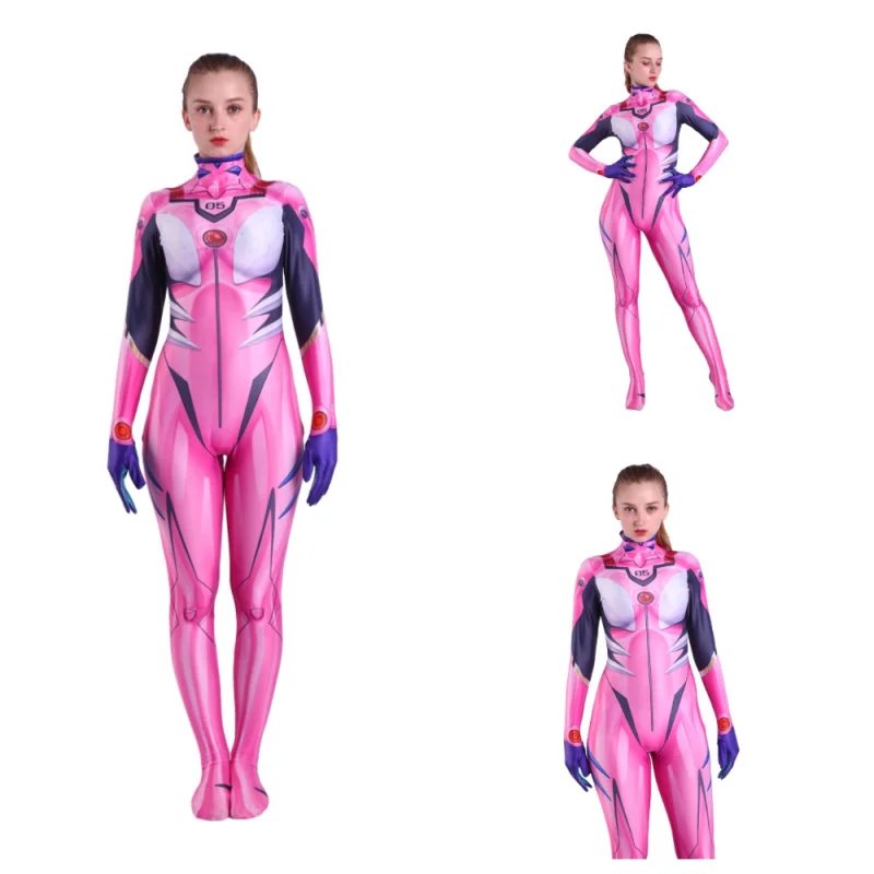 Полноразмерный костюм для косплея ЕВА аниме Евангелион Икари шанцзи АСУКА