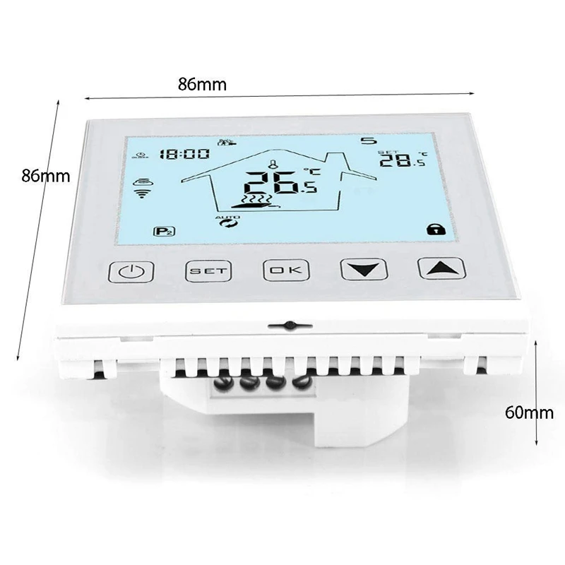 Wifi беспроводной термостат для охлаждения/вентилятора/электрического