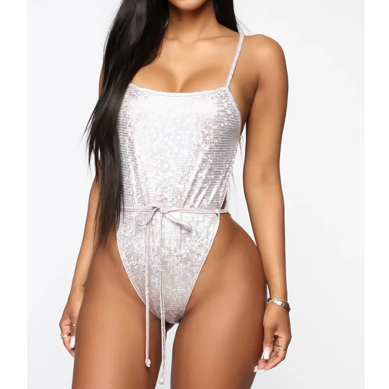 

2021 Brazilian Bikini One Piece New Sexy Fashion Strap Bikini One Piece Gilded Bikini Swimsuit Beachwear Biquini Donsignet