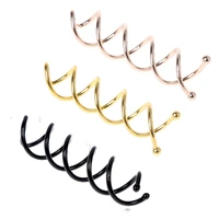 10pcs gold spiral spin screw bobby pin hair clip twist braiders barrette black silver hairpins hair braider styling tools
