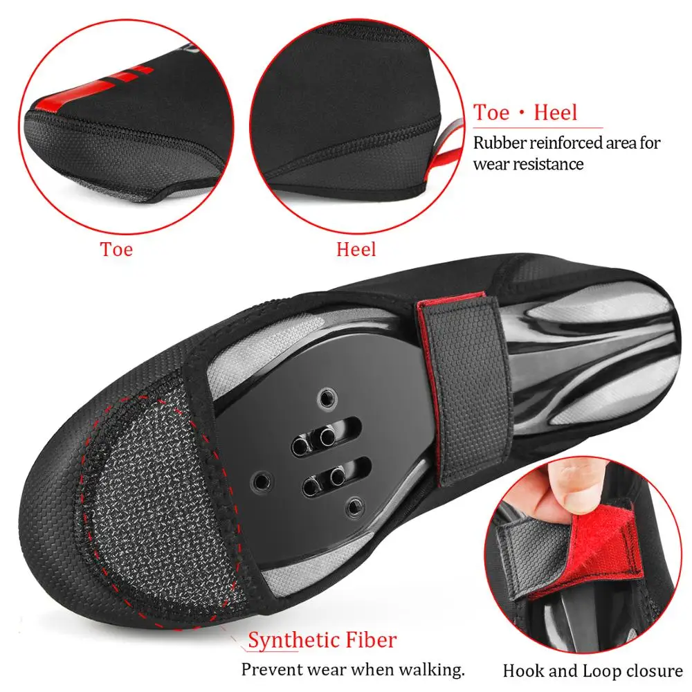 Толстые теплые зимние велосипедные ботинки CXWXC неопреновые водонепроницаемые и