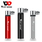 WEST BIKING мини велосипедный насос воздушный насос для шин Schrader Presta клапан шаровой игольчатый шланг MTB Аксессуары Портативный Ручной велосипедный насос