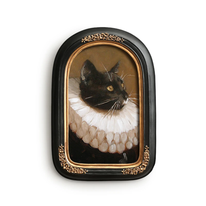 

Милые животные GY живопись нишевое искусство Кот Классический корт портрет декоративная живопись для детской комнаты Прикроватная подвесн...