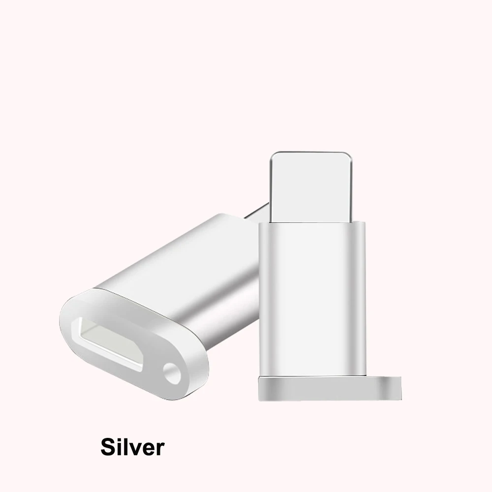 Адаптер VOXLINK 5 шт. Micro USB для освещения 8Pin для Apple адаптер с брелоком для iPhone 7 Plus синхронизация зарядное устройство OTG конвертер