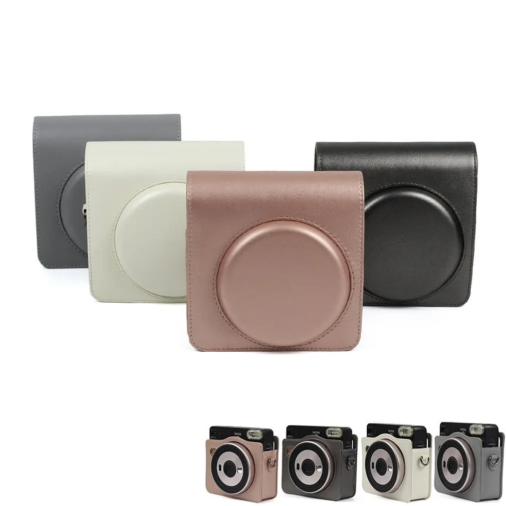 Защитный чехол для Fujifilm Instax Square SQ6 мгновенная пленка для камеры PU кожаная сумка с плечевым ремнем для мгновенной площади SQ6