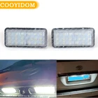 Светодиодный светильник COOYIDOM для номерного знака автомобиля, белый, для Toyota Lexus LX470 GX470Land Cruiser 120 200 Prado Land, без ошибок
