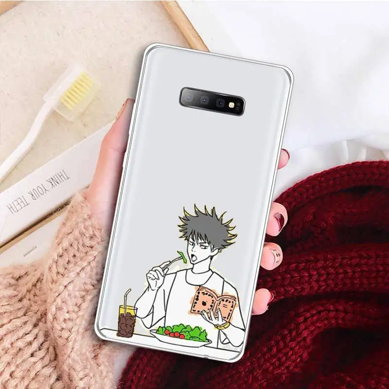 

Jujutsu Kaisen Anime Phone Case Transparent for samsung A 21s 50 51 71 S 8 9 20 20fe note 10 20 plus ultra