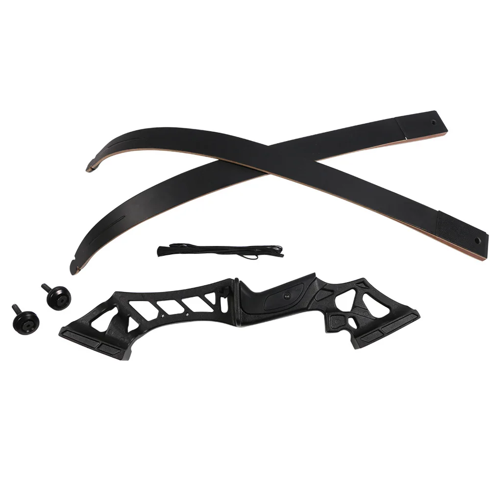 

60" Archery Recurve Bow and Arrow and Bowfishing Reel Set 40 Lbs Takedown Straight Bow Longbow for Shooting Hunting Fishing
