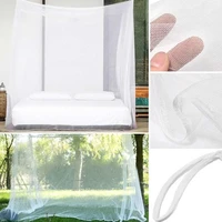 square foldable mosquito control mosquito net portable white mesh camping net lightweight camping tent outdoor sleeping summer