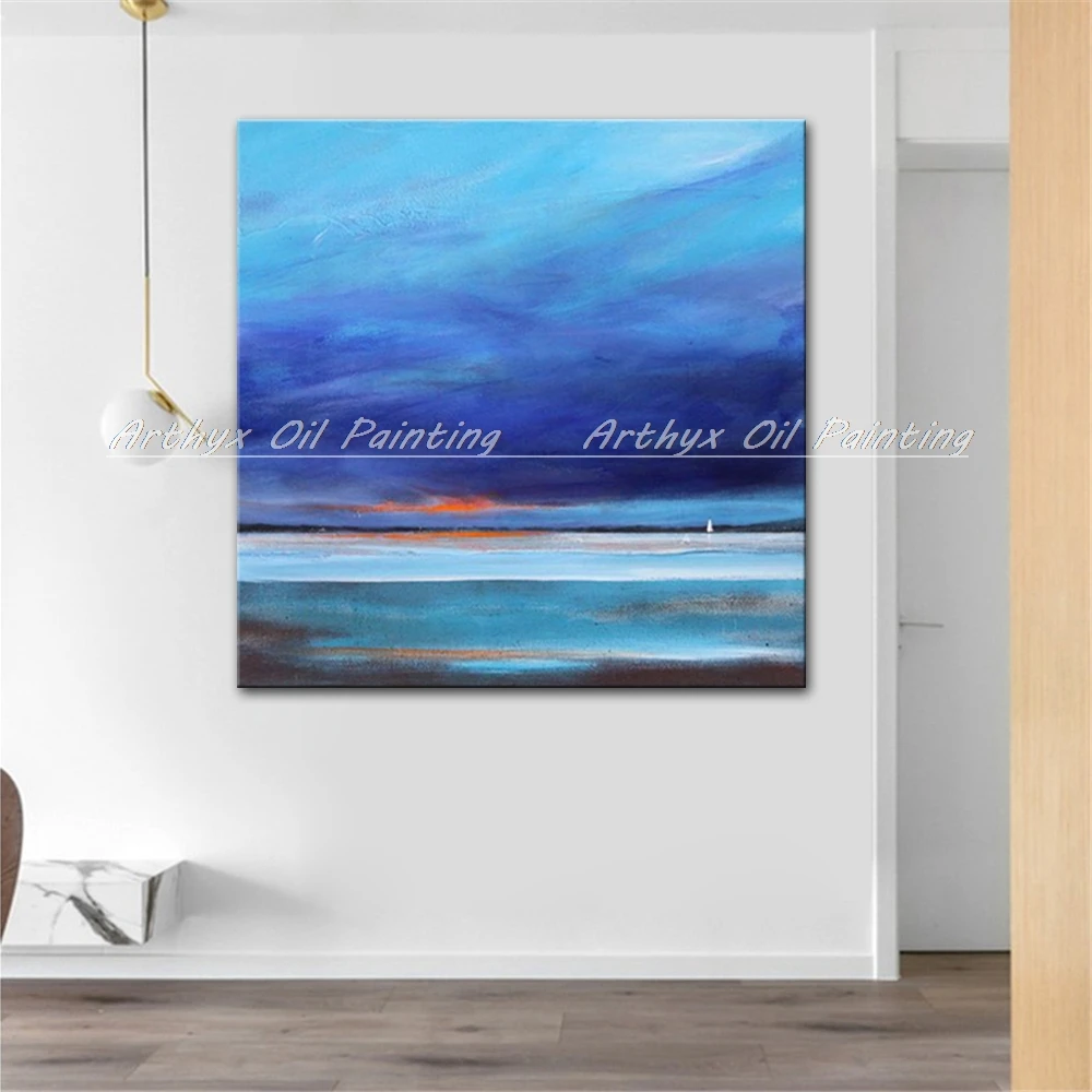 Arthyx ручная роспись современный пейзаж картина маслом на холсте настенное