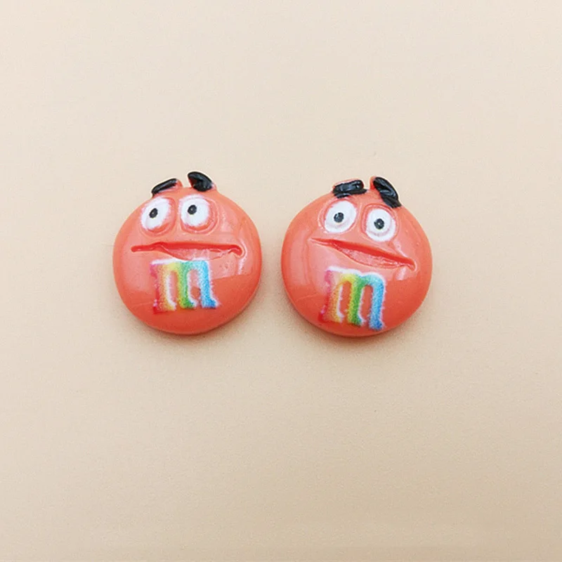 Новинка 2020 Мультяшные M бобы конфеты кабошон с плоским основанием имитация еды