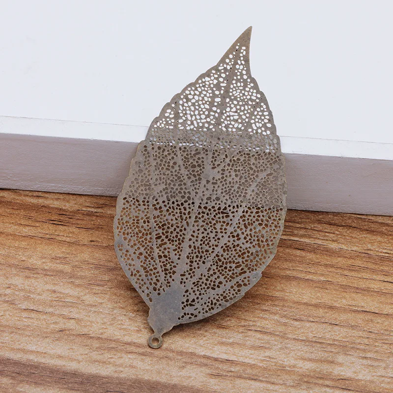 5 шт./лот розовое золото серебро цвет 78*38 мм медный лист колпачки из бисера