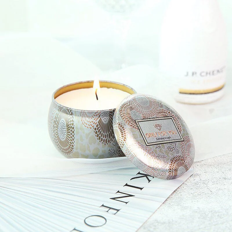 Свеча для ароматерапии набор в романтической подарочной коробке 4 шт.