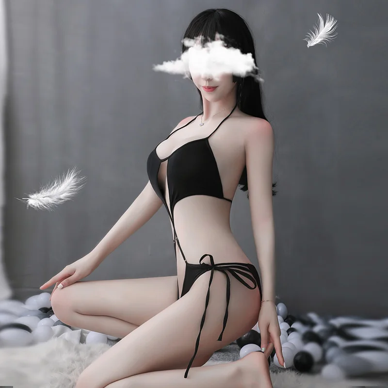 Cosplay Costume for Women Christmas Gift 1pcs Sweet Japanese Style Girls Bodysuits Sexy Hollow Out Adult Porno Party Swimsuit | Женская