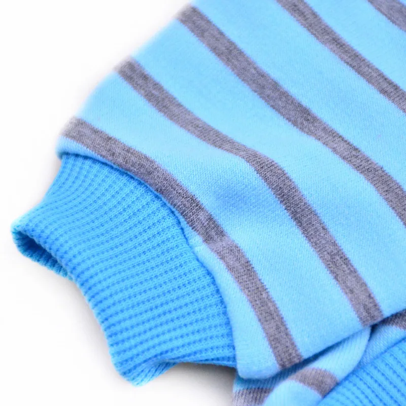 

2021 new Hoodies Dog clothes Sweatshirt Dogs Clothing for cats chiens small french bulldog Sweatshirts stripe cute and cool with