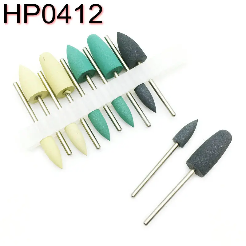 

1 Set HP0412 Dental Oral Hygiene Resin Base Hidden Denture Polishing Kits for Low-Speed Handpiece Teeth Whitening Products