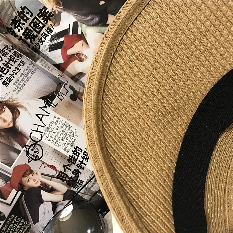 Шляпа летняя Складная пустая верхняя тоже вдоль солнцезащитного козырька