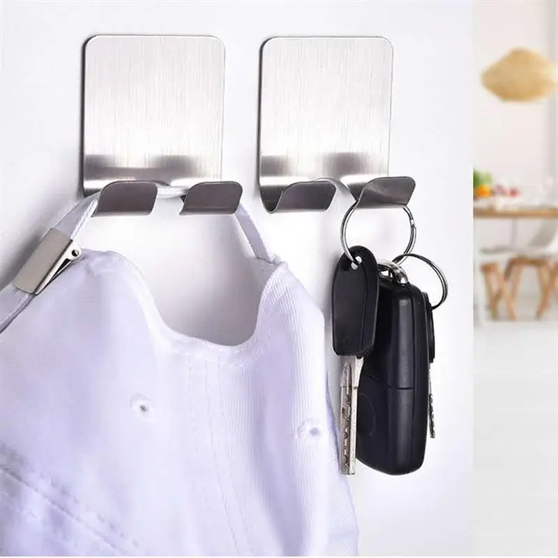 Многофункциональный крючок для ванной комнаты 8 шт. крючков из нержавеющей стали