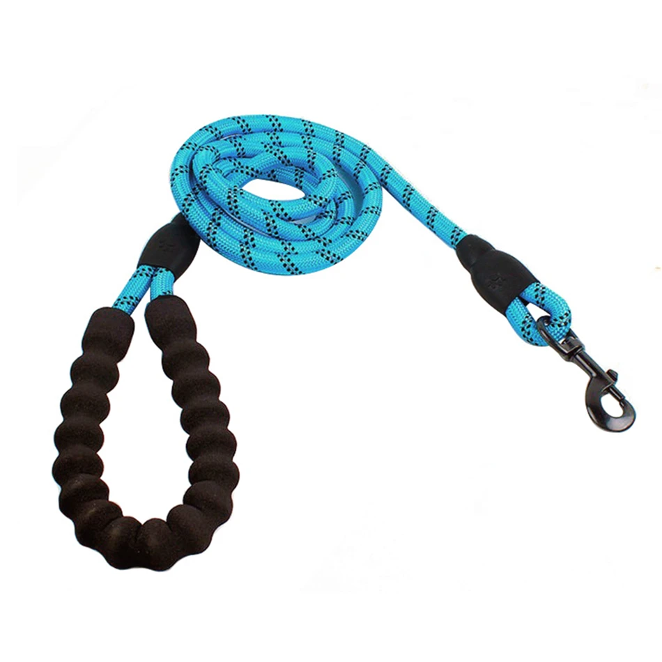 Прочный нейлоновый ошейник для собак цветной поводок 1 5 м прогулочный