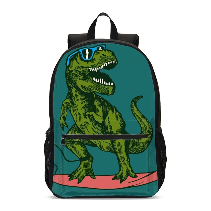 3 шт./компл. портфель для девочек классные рюкзаки с 3D-принтом животных динозавров