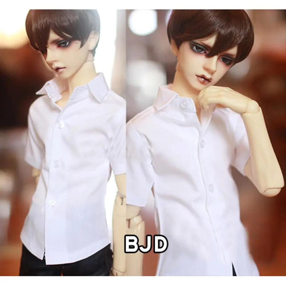 BJD белая рубашка верхняя одежда для мужчин 1/4 1/3 SD17 70 см 17 &quot24&quot высокий MSD DK DZ AOD DD