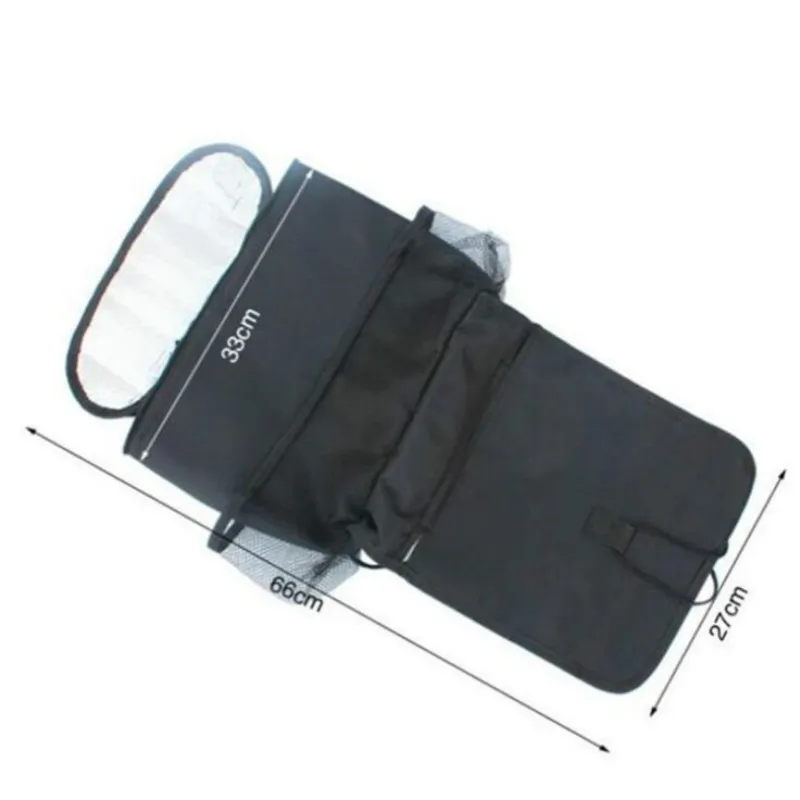 Black Car Back Seat Organizer Storage Bag Car Hanging Bag Multi-Pocket Auto Car Storage Tissue Box Car-styling